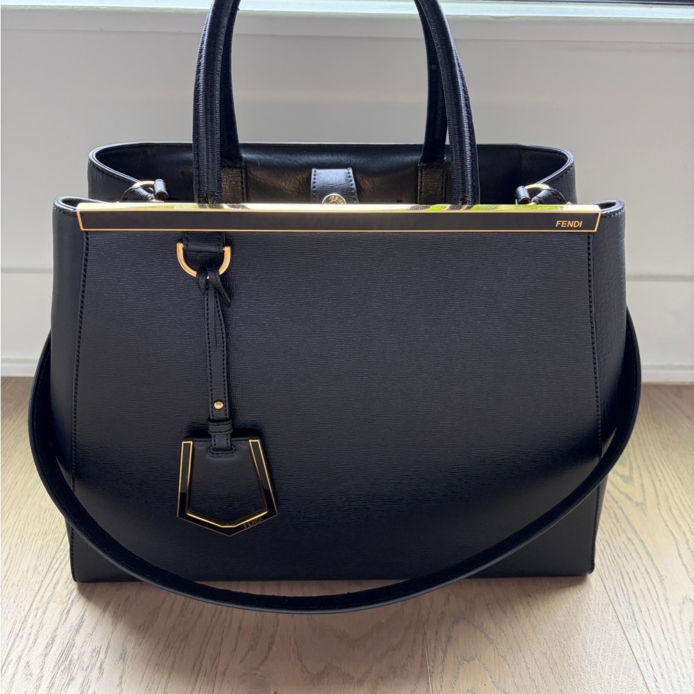 Fendi 2Jours Medium Leather handbag